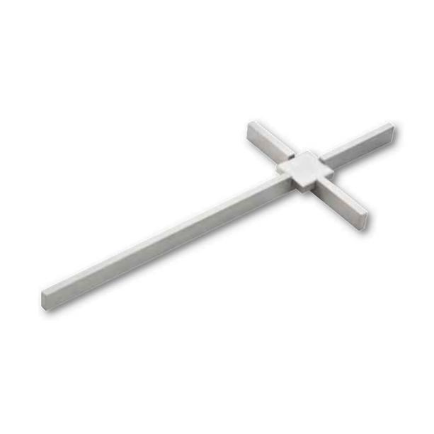 Modernes Kreuz Ornament mit Wrfelplatte - Crux Jerosa V