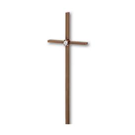 Metall Kreuz als Ornament mit Strass-Stein - Crux Jerosa IX