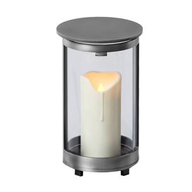 Metall Grableuchte mit Rundglas und Fen - Sirra /...