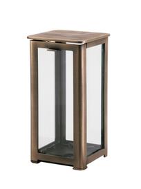 Klassisches Design Friedhofslaterne / 24cm (H�he) / Bronze - Lirani