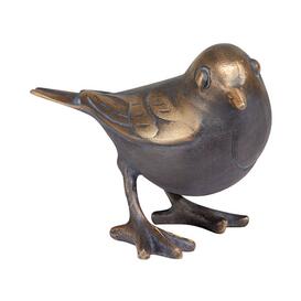 Bronze Grabfigur stehender Vogel - Vogel Hugo