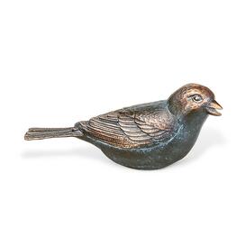 Stilvolle Grabfigur Bronzevogel patiniert - Vogel Ona