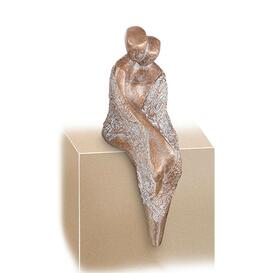 Limitierte Paarfigur aus Bronze zur Grabgestaltung -...