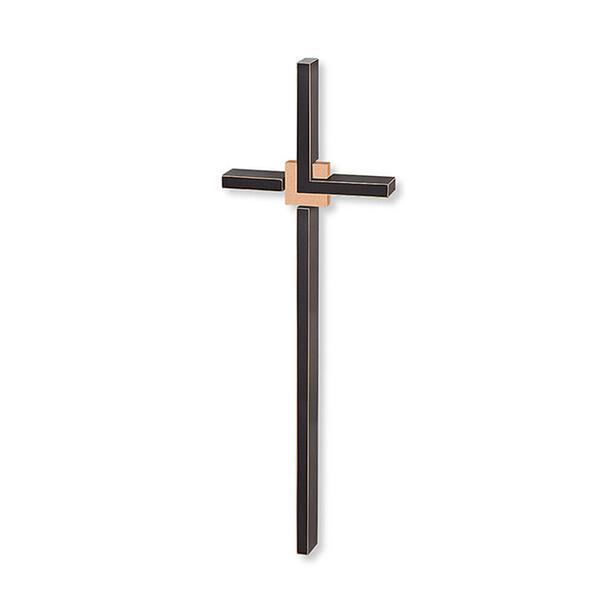 Edles Kreuz aus Bronze zur Grabsteingestaltung - Kreuz Mikan