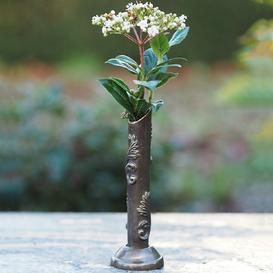 Kleine Grabvase mit floralen Ornamenten - Minivase