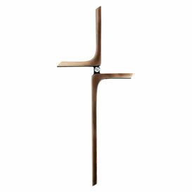 Stilvolles Kreuz aus Metall im modernen Design mit...
