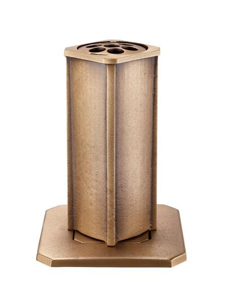 Versenkbare Bronze Grab Vase - Benita / braun