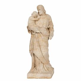 Ausdrucksvolle Steinguss Statue fr Ruhesttten - Mann...