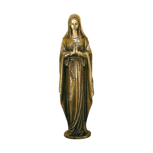 Betende Maria als groe Bronze Standfigur - Maria Tamra
