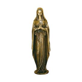 Betende Maria als groe Bronze Standfigur - Maria Tamra