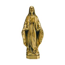 Bronze Grabskulptur - Madonna mit ausgebreiteten Armen -...