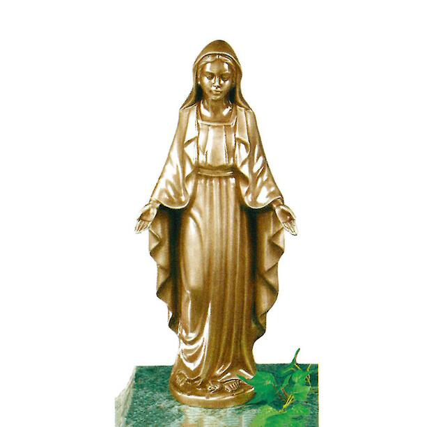 Schne Maria Grabfigur aus wetterfester Bronze - Maria Kiena