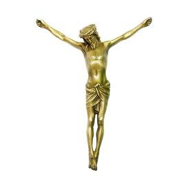 Schner Christuskorpus aus Bronze - erhabener Jesus mit...