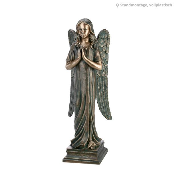 Betender Engel Skulptur aus Bronze - Angelo Orare