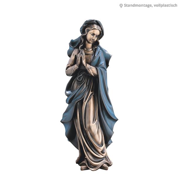 Betende Madonnenfigur aus Bronze - Vergine Del Carmine