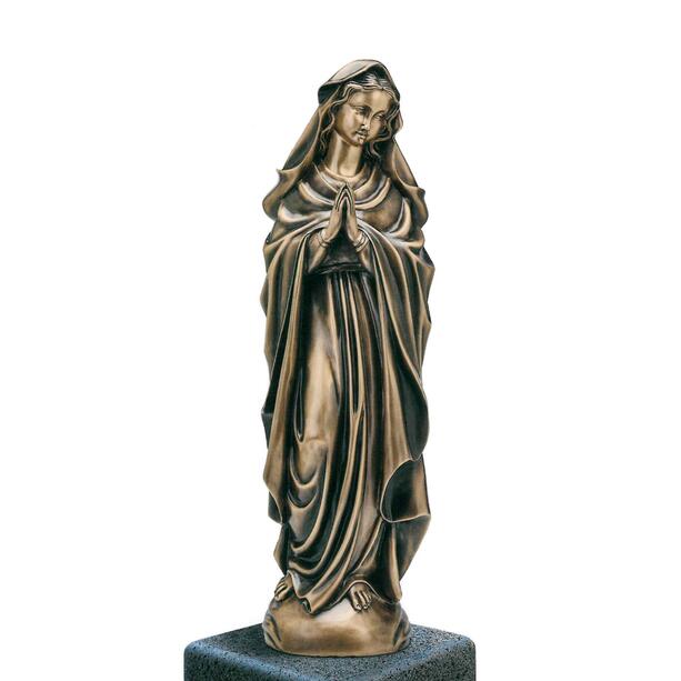 Betende Mutter Gottes Statue aus Bronze - Mea Domina / 75x22x22cm