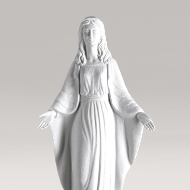 Segnende Maria Marmorguss Figur - Maria Aperi