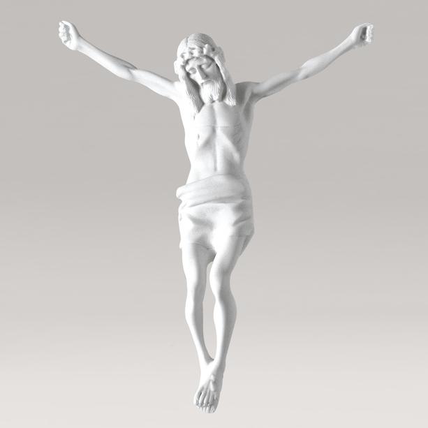 Grabfigur gekreuzigter Jesus Marmorguss - Jesus Profeta