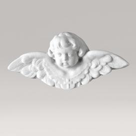 Marmorguss Grabengel Relief - Angelo Volare