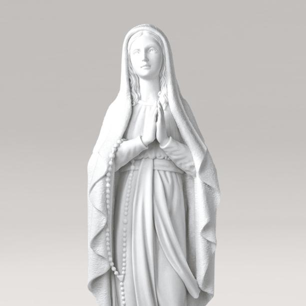 Marmorguss Statue Madonna Lourdes - Maria Catena