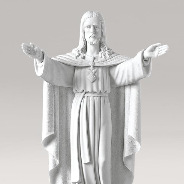 Marmorguss Jesus Skulptur kaufen - Christus Benedicta