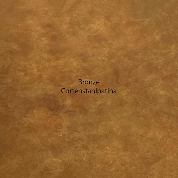 Bronze Grab Licht eckig / braun - Centuria