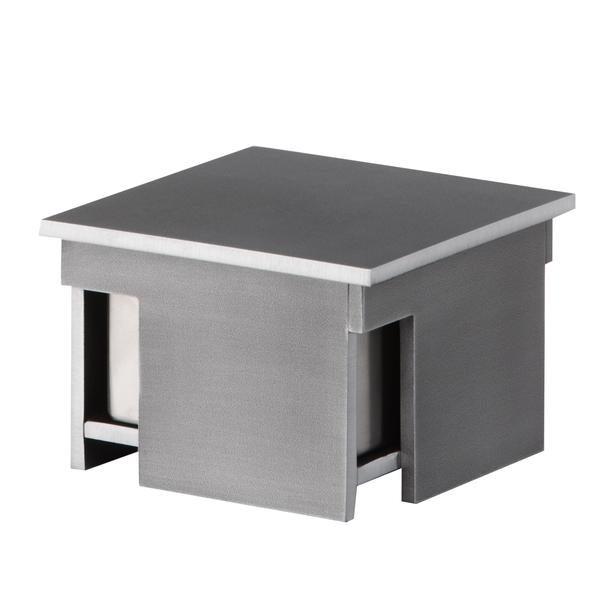 Aluminium Weihwasserkessel modern - Natan / Grau