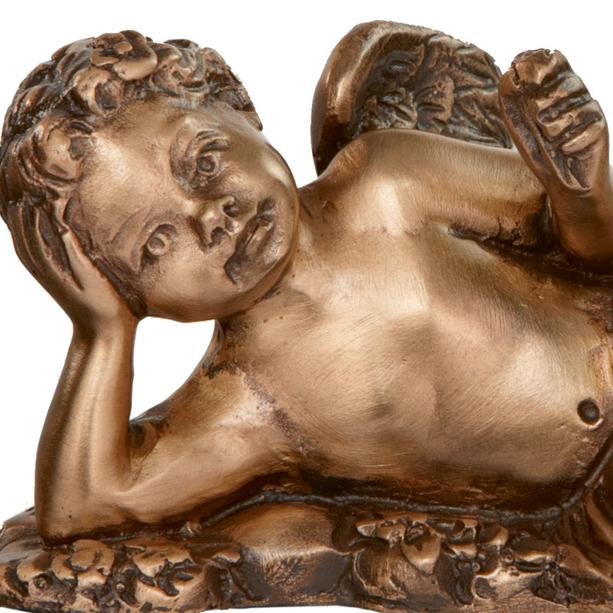 Liegender Engel Figur aus Bronze - Engel Sonani
