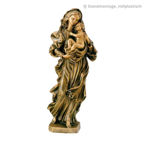 Bronzefigur Heilige Mutter Jesu - Madonna Cautus