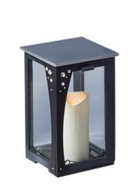 Aluminium Grablaterne mit Applikation - Star / 16cm (H�he)