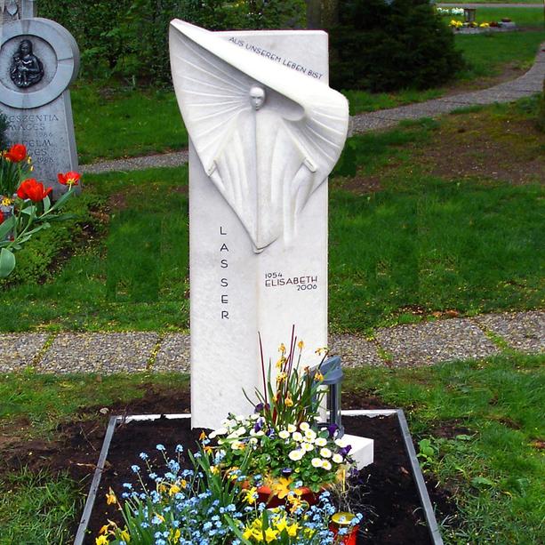 Grabmal Familiengrab Naturstein Engel Grabmalkunst - Angelico