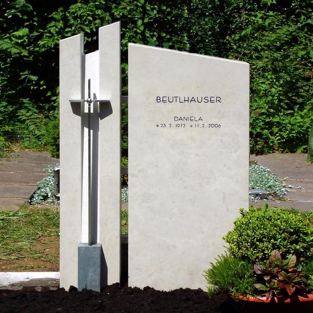 Naturstein Grabmal mit Kreuz online bestellen - Tellaro