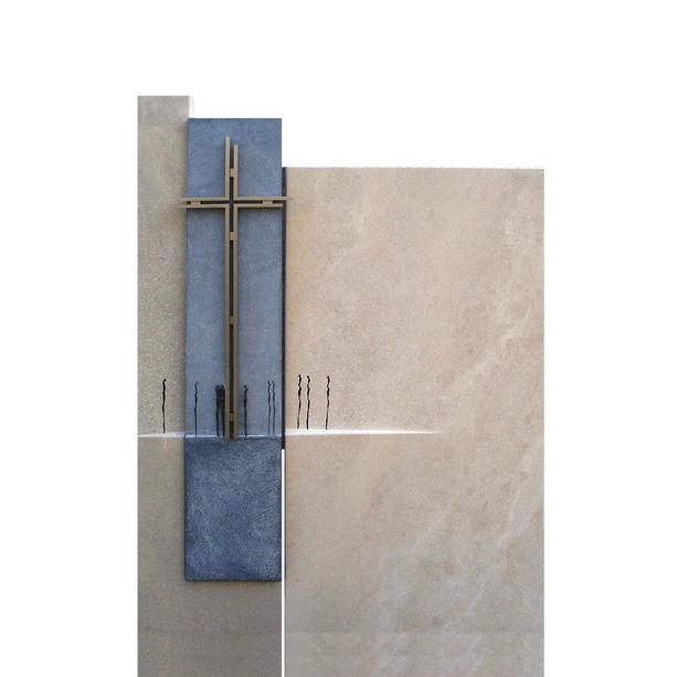 Grabstein mit Kreuz für Einzelgrab - Allori