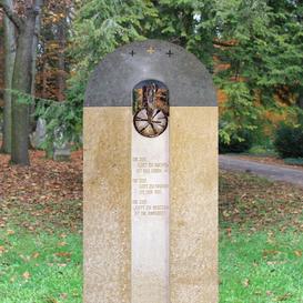 Schner Grabstein Familiengrab Bronze Figur - Esperia
