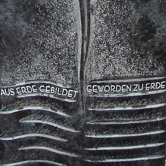 Grabstein Doppelgrab Granit moderne Grabmalkunst - Piave