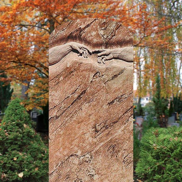 Grabstein Urnengrab Marmor Michelangelo Hände - Michelangelo