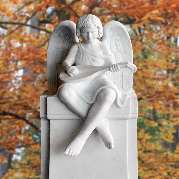 Grabmal Marmor weiß Engel Statue online kaufen - Raphael
