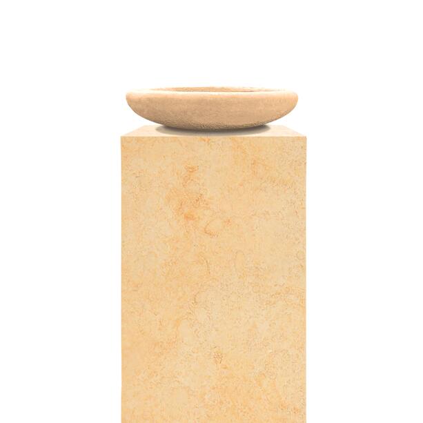 Sandstein Grabstein mit Schale gnstig - Kandinsky