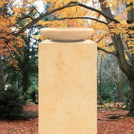 Sandstein Grabstein mit Schale gnstig - Kandinsky