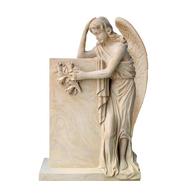 Groer Engel Grabstein aus Sandstein - Florencia