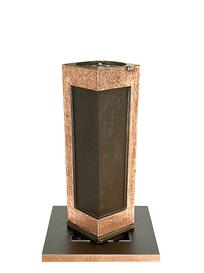 Moderne Grabvase versenkbar / braun - Cephalon