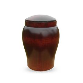 Noble Urne aus Holz rund online - Savio