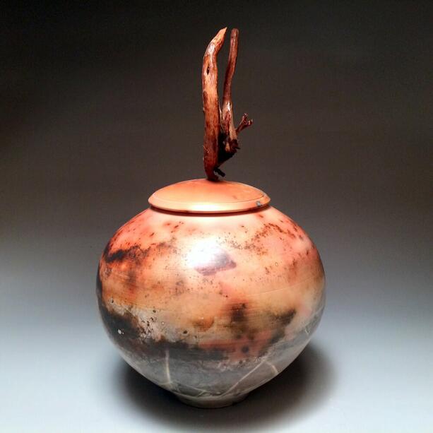 Exklusive Design Urne aus Keramik Künstler-Arbeit - Marana