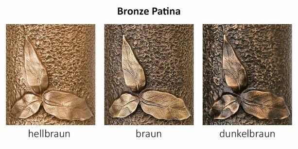 Eckige Grablaterne aus Bronze - Parsival