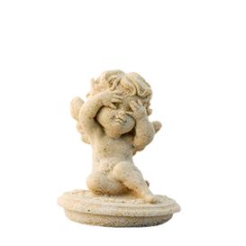 Kleine Steinguss Schutzengel Figur Deko - Zara