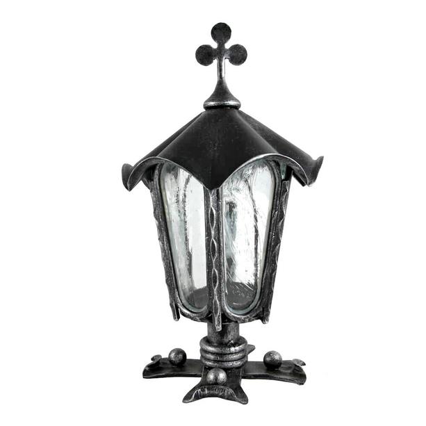 Handgefertigte Grablampe aus Schmiedeeisen schwarz - Destora