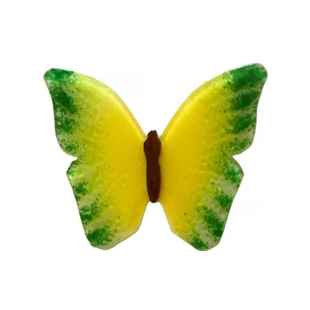 Glasdeko Schmetterling in frischen Farben - Glasornament S-21