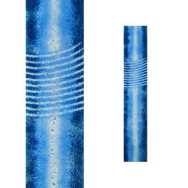Glasstele mit abstrakten Muster und Farbverlauf -...
