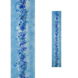 Glasstele mit besonders texturierten Streifen - Glasstele...